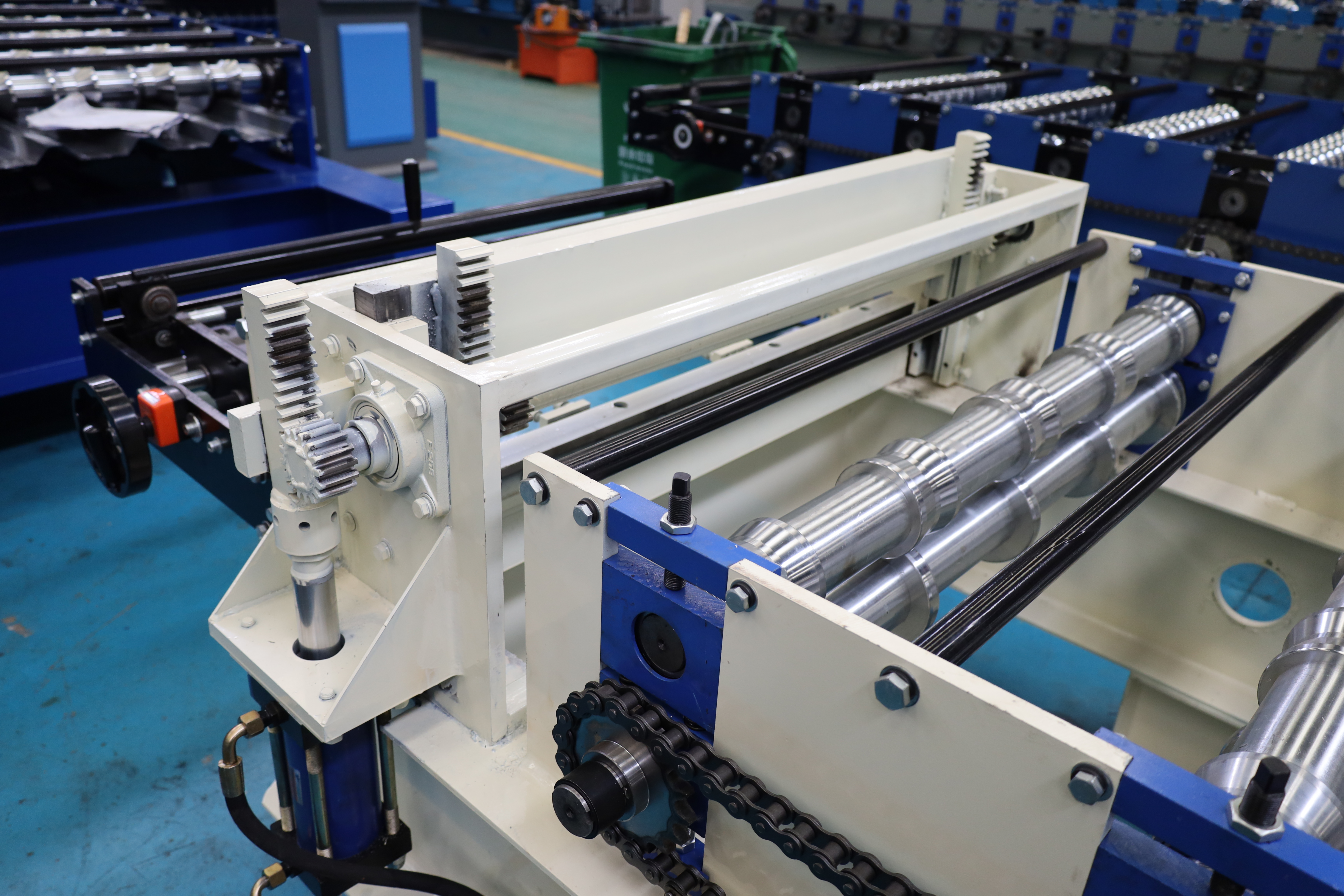 36''-34''-9'' Sigle Layer IBR Color Steel Roll Forming Machine (9)