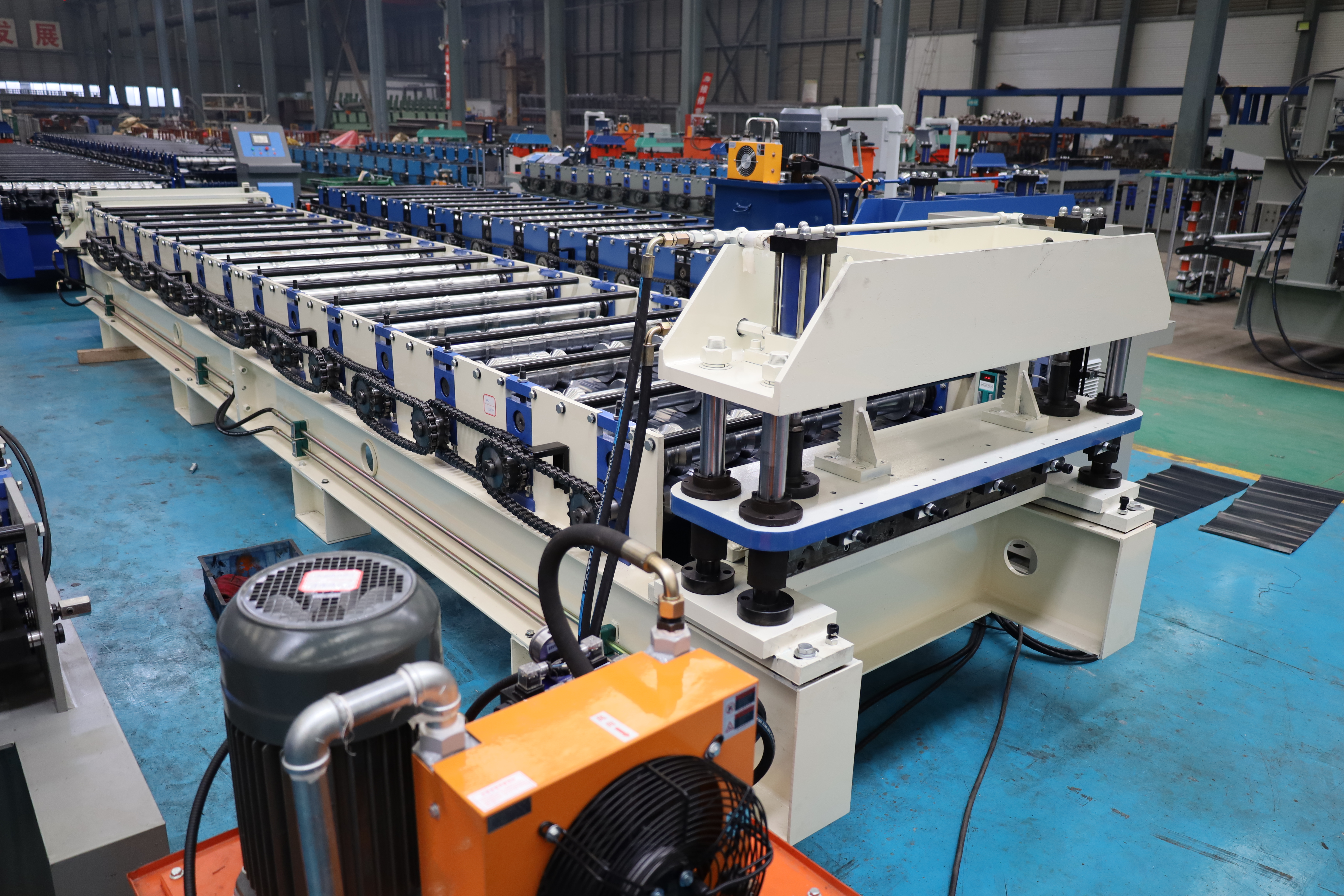 36''-34''-9''Sigle Layer IBR Color Steel Roll Forming Machine (1)