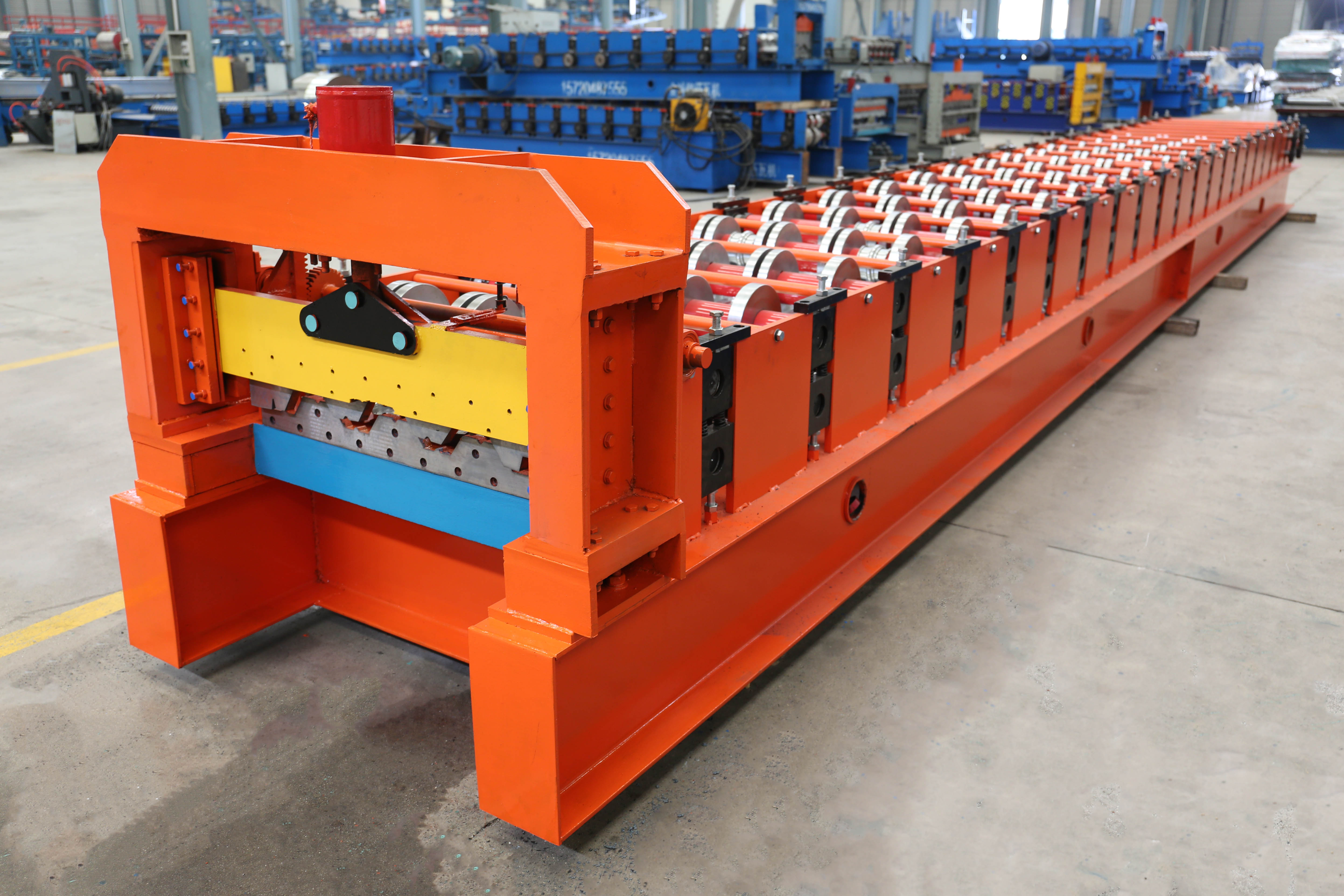 New product 750 floor bearing plate molding equipment  (1)